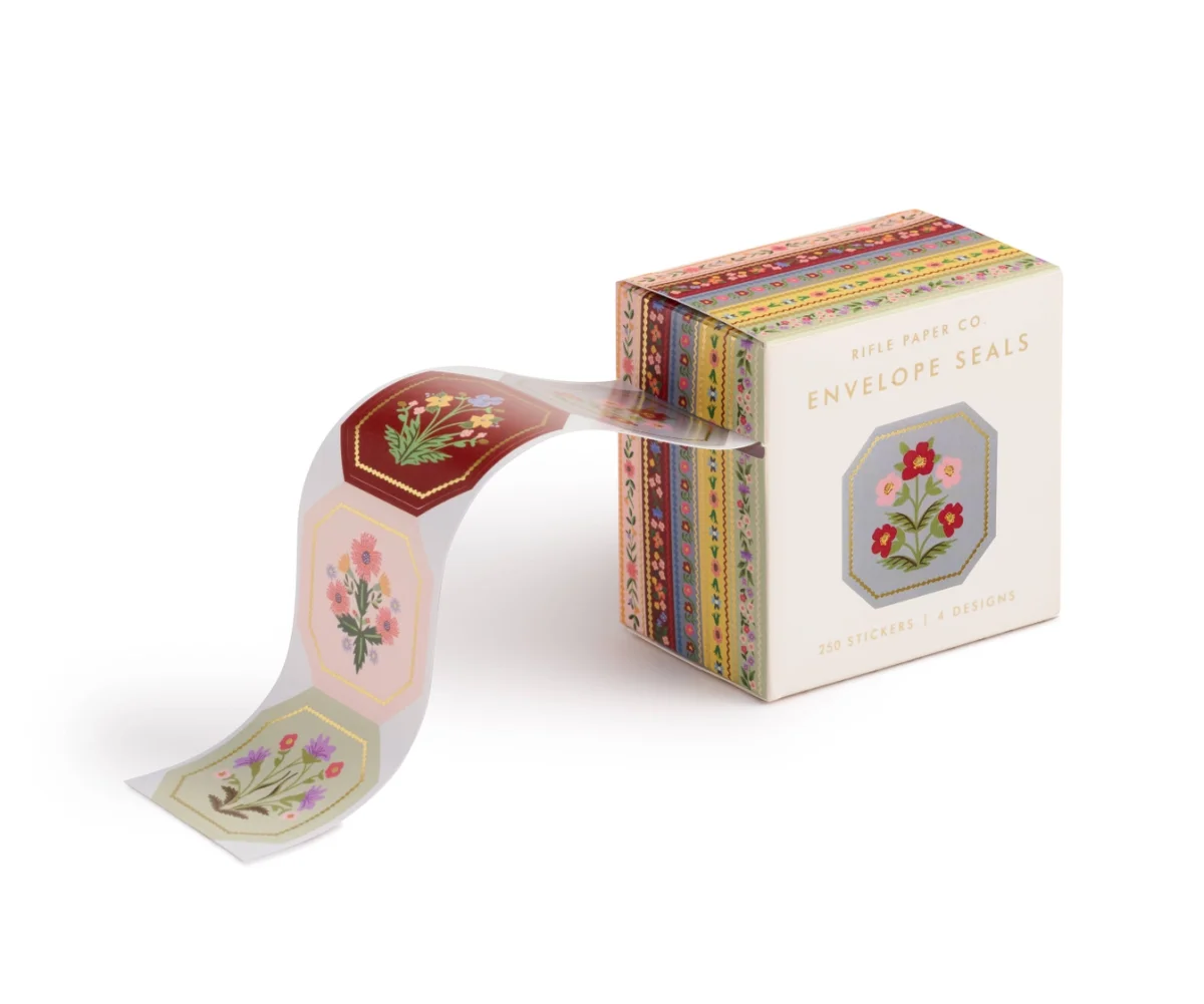 Boite de Sceaux Autocollants – Fleurs Sauvages - Organisation de la maison avec des solutions de rangement - {'count': 1, 'name': 'papier'}