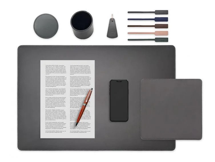 Set de bureau gris – SM500-60×40 – TS500 – PC500 – SV500 – P-clé triangle – 5x tags - Vins Rouges Harmonieux pour Chaque Occasion - {'count': 1, 'name': 'E5L'}