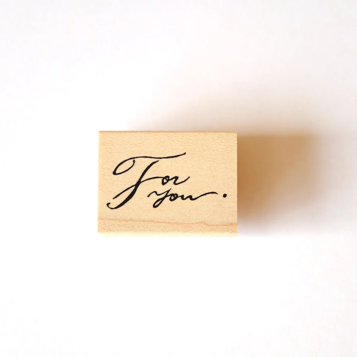 Tampon Caligraphie « For You «  - Organisation de la maison avec des solutions de rangement - astuce rangement organisation maison solution rangement