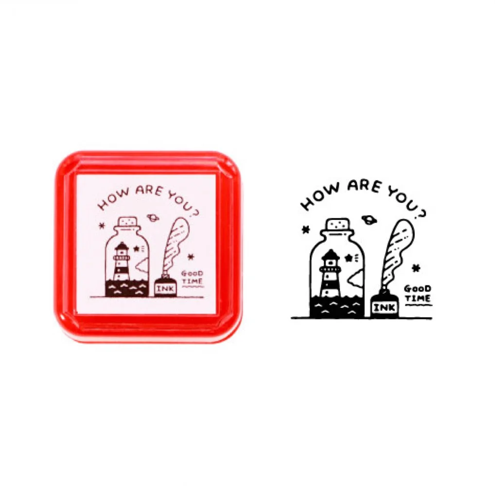 Tampon Pré-encré How Are You Organisation maison solutions rangement